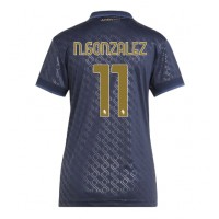 Camisa de Futebol Juventus Nicolas Gonzalez #11 Equipamento Alternativo Mulheres 2024-25 Manga Curta